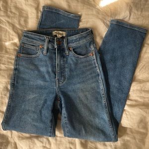 Madewell curvy stovepipe jeans